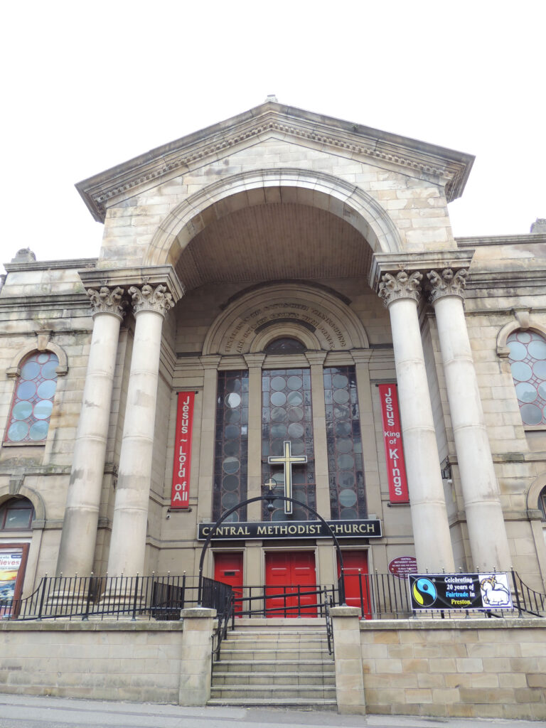 The Central Methodist Church Lune Street in Preston List Entry Number 1291958