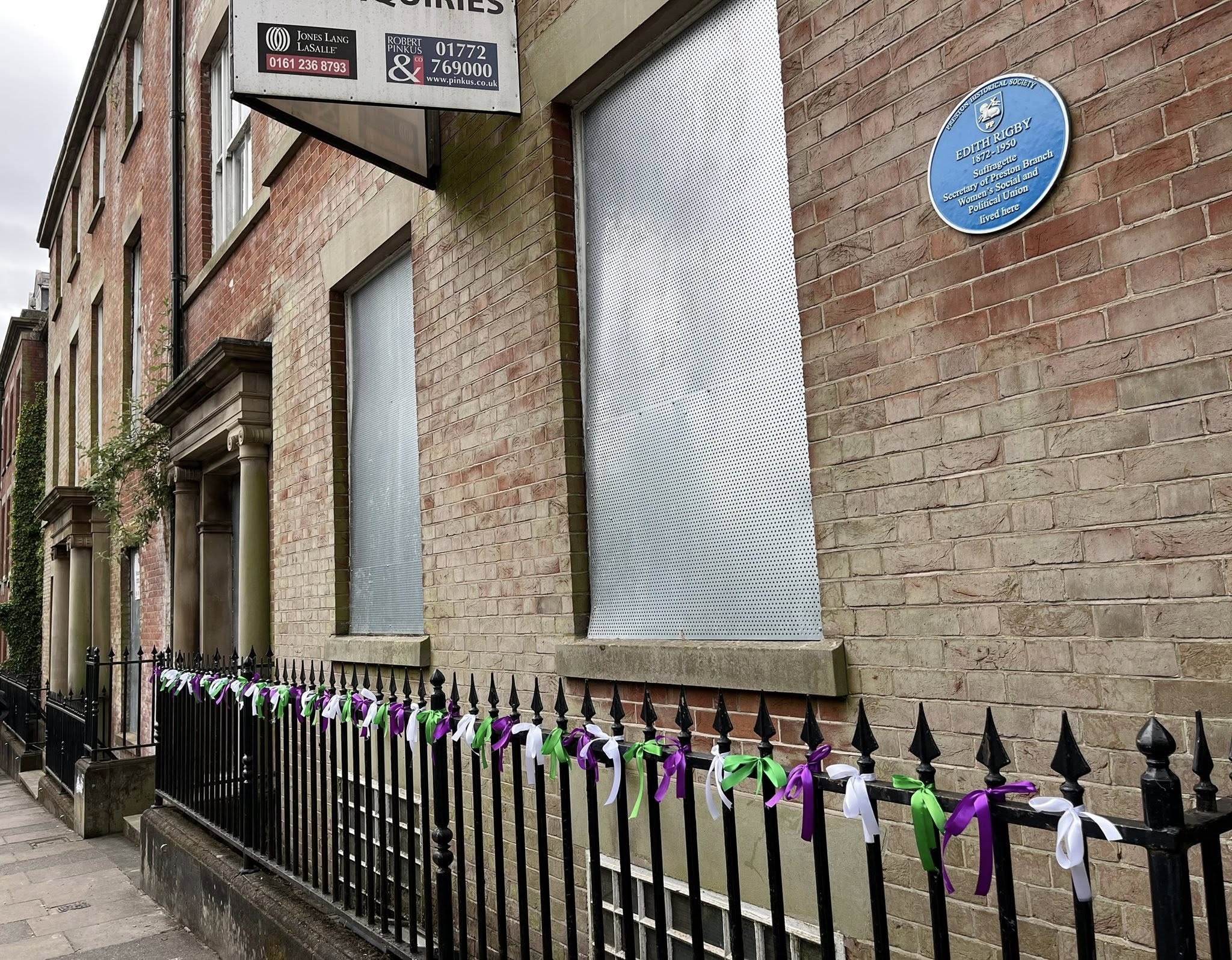Edith Rigby's House, 27 Winckley Square, is known as College House